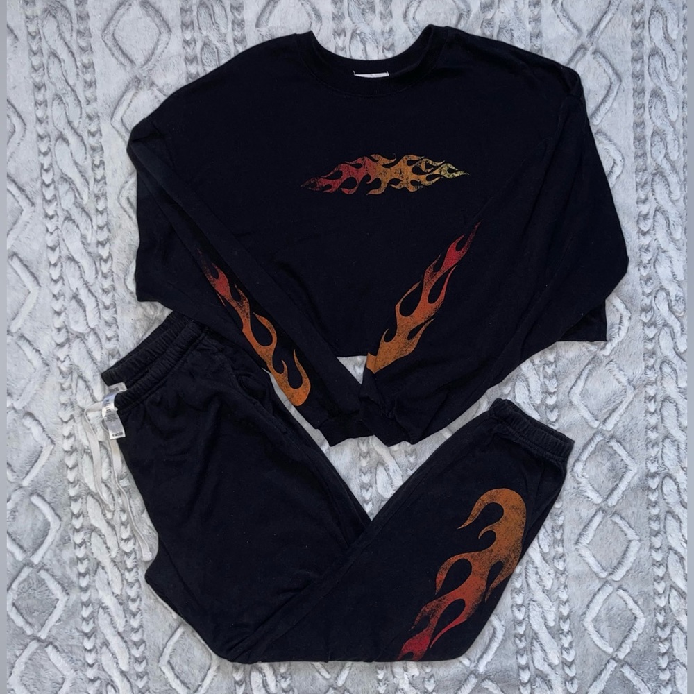 Garage Flames Track Pants & Top